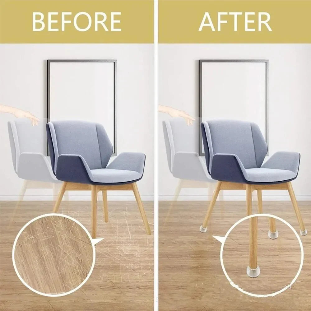 Leg Caps for Furniture- Easy movement & No more floor scratches
