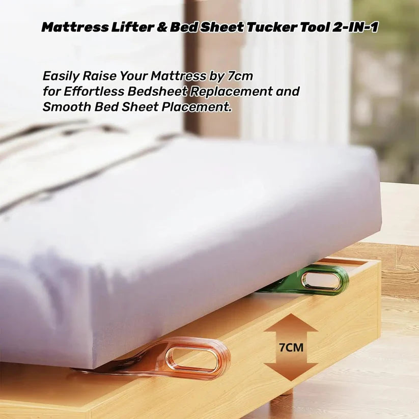 2 in 1 Mattress Lifter & Bed sheet Tucker Tool
