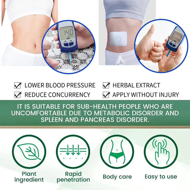 South Moon Diabetic - Blood Sugar Control Patch - 12 Patches 🔥BUY 1 GET 1 FREE🔥