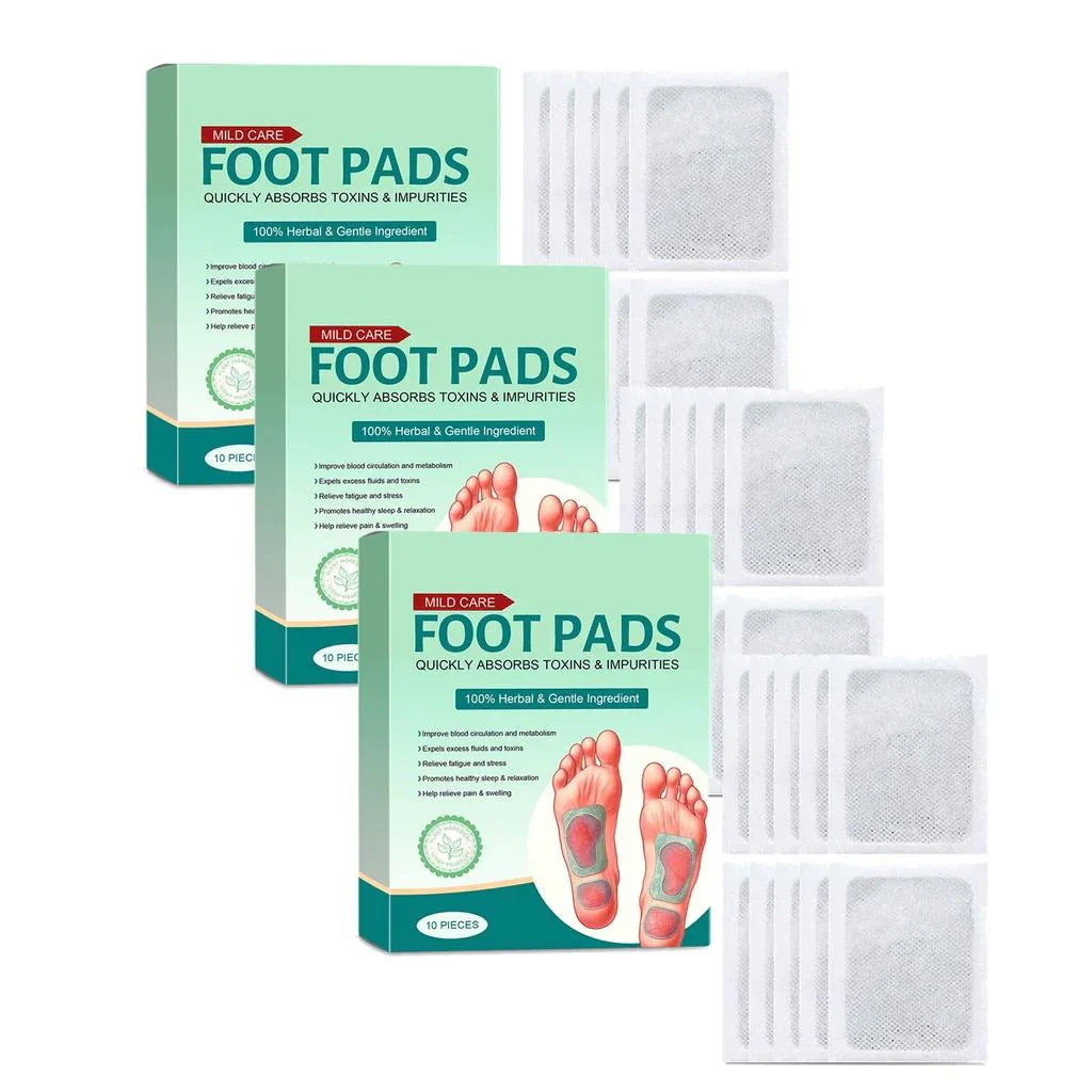 100% Herbal & Gentle Ingredient Detox Foot Pads (BUY 1 GET 1 FREE ) 60 patches
