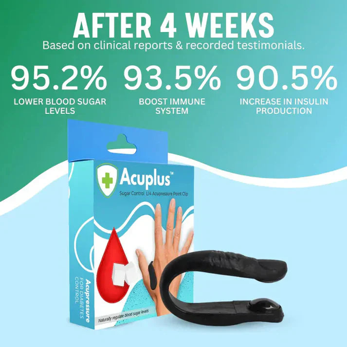 Acuplus+ Sugar Control Acupressure Point Clip - Buy 1 Get 1 FREE (sugarfitOfficial )🔥