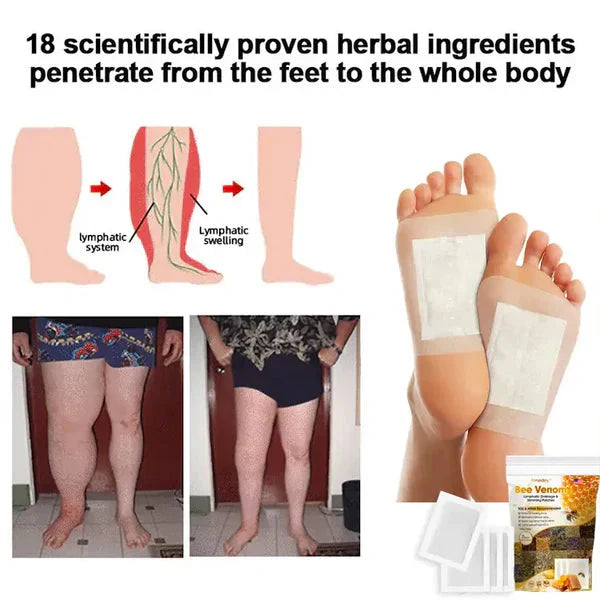 Bee Venom Lymphatic Detox  & Slimming Foot Patches